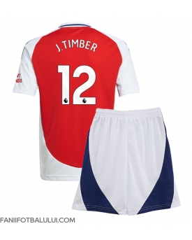 Arsenal Jurrien Timber #12 Echipament de Fotbal Replică 2024-25 Copii Acasa (+ Șorturi)